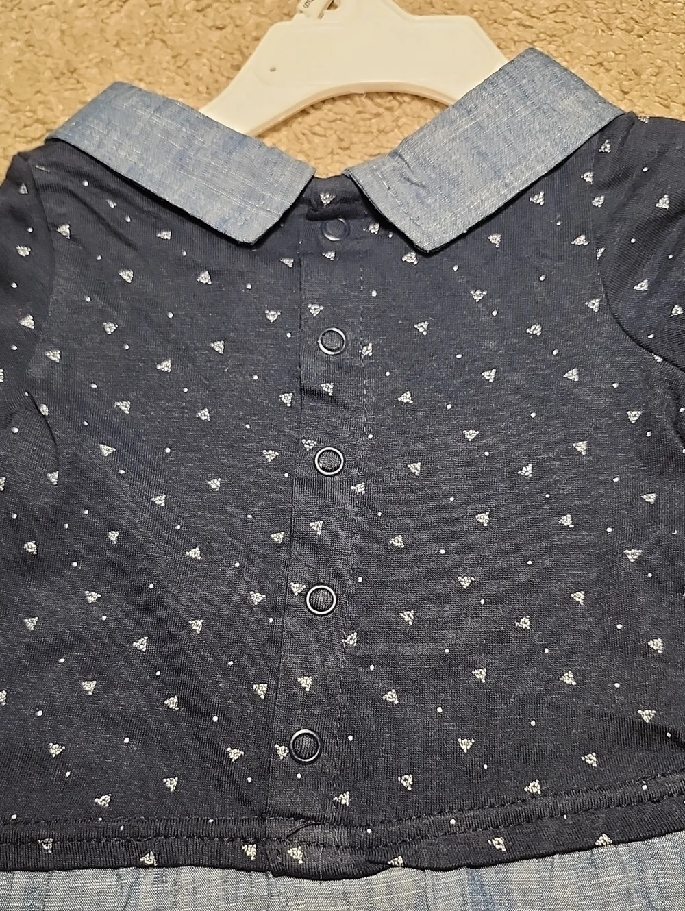 Tahari Baby Boy Nautical Anchor Romper 3-6M NWT